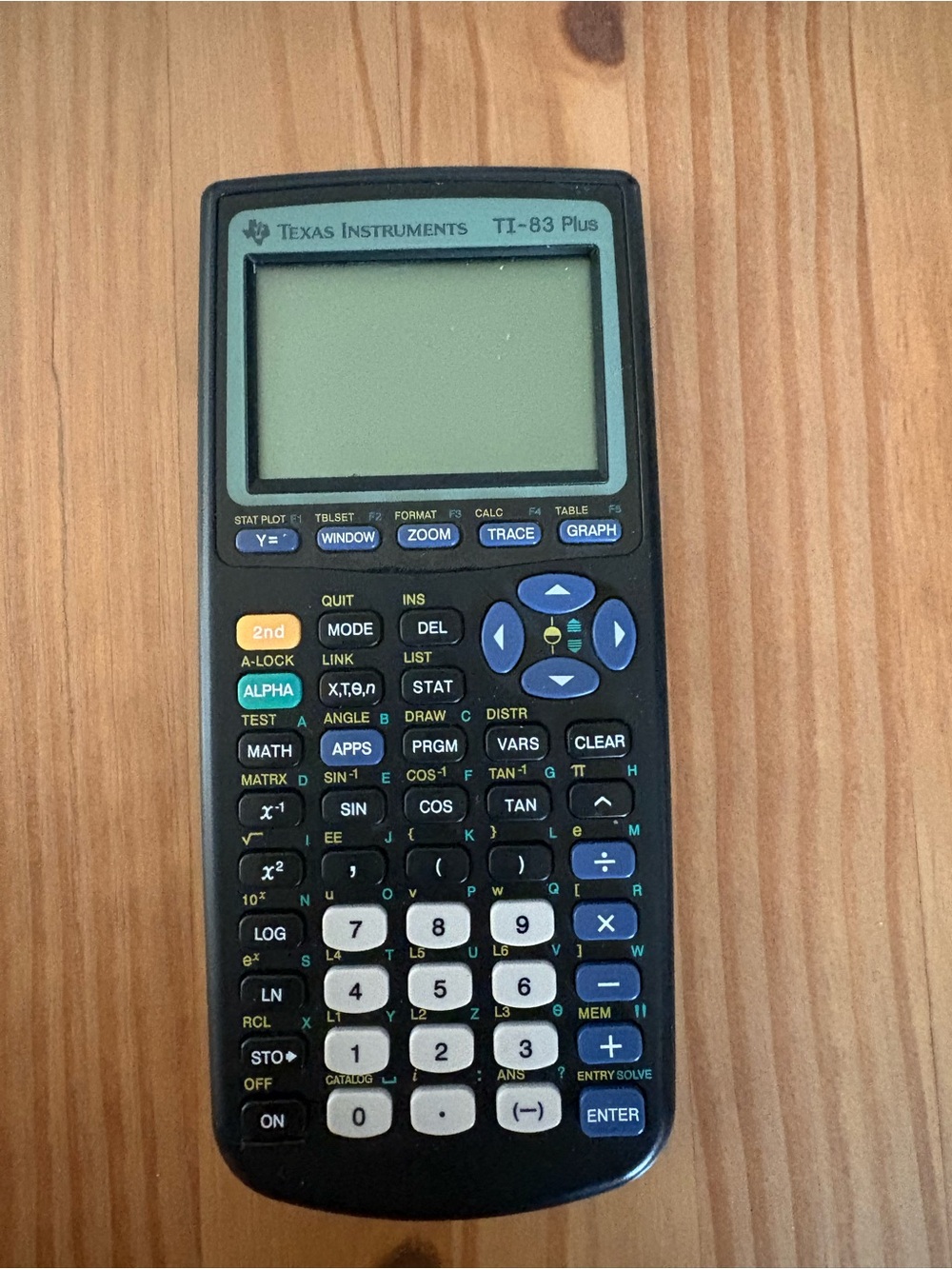 Texas Instruments TI-83 Plus Graphing Calculator - Black No Cover